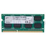 Memorie Laptop G.Skill F3 DDR3, 1x8GB, 1600MHz, CL11, 1.35v