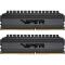 Memorii Patriot Viper 4 Blackout, 16GB, set 2x8GB, DDR4-4400Mhz, CL18, Dual Channel