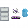 Midea I5C Spare Parts Kit: Side Brush×6pcs, Main Brush×1pc, HEPA Filter×3pcs, Mopping Cloth×2pcs