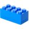 Mini cutie depozitare LEGO 2x4 albastru inchis