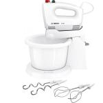 Mixer cu bol BOSCH MFQ2600W, 375W, 4 trepte viteza (Alb)