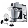 Mixer cu bol Heinner Master Collection HPM-1500XMC, 1500 W, Bol 5.5 l, 6 Viteze, Argintiu/Negru