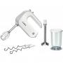 Mixer de mana Bosch MFQ 4070, 500W, 5 viteze, Turbo, Alb/Gri