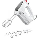 Mixer de mana Bosch MFQ22100, 375W, 4 viteze + Turbo, Alb/Gri