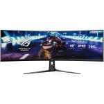 Monitor LED Asus Gaming CURBAT VA Q SAmsUNG 49 SUPER ULTRA-WIDE 32:9, HDR, 144HZ, 1ms, HDMI, DISPLAY PORT, FREESYNC, NEGRU, LC49HG90DM