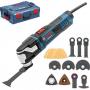 Multicutter cu accesorii Bosch Professional GOP 55-36 StarlockPlus, L-Boxx