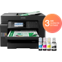 Multifunctional inkjet color CISS Epson L15150, dimensiune A3 (Printare, Copiere, Scanare, Fax), duplex