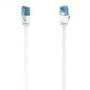 Network Cable, CAT 6a, 10 Gbit/s, U/UTP, Flat, 5.00 m