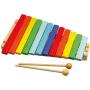 Numaratoare, Xilofon si Cuburi de Invatare, din Lemn, Multicolor - Jucarie Educativa Catelus