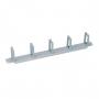 Organizator cablu OR104G 19, 1U, cu 5 manere de plastic, Gri
