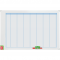 Organizator NOBO Performance, saptamanal, magnetic, 90x60 cm, kit de planificare inclus, albastru