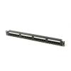 Patch panel 19 24-port, 5e, U / UTP, 1U, black (complete)
