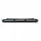Patch panel 19 24 porty, kat.5e, U/UTP, 1U, wspornik kablowy, czarny (kompletny)