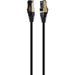 Patchcord PP8-LSZHCU-BK-1M S/FTP Cat. 8 LSZH black 1m