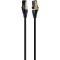 Patchcord PP8-LSZHCU-BK-1M S/FTP Cat. 8 LSZH black 1m