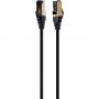 Patchcord PP8-LSZHCU-BK-1M S/FTP Cat. 8 LSZH black 1m