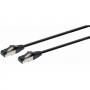 Patchcord PP8-LSZHCU-BK-5M S/FTP Cat. 8 LSZH black 5m