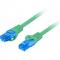 PATCHCORD S/FTP CAT.6A 20M GREEN LSZH