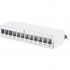 Patchpanel 1HE 12-Port Modular Desktop Gri