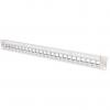 Patchpanel 1HE 24-Port Rackmount Modular Gri transp