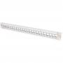 Patchpanel 1HE 24-Port Rackmount Modular Gri transp