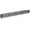 Patchpanel 48x RJ45 Cat6 19 1HE Keystone