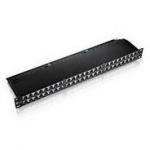 Patchpanel 48x RJ45 Cat6 19 1HE Negru Premium
