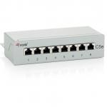 Patchpanel 8x RJ45 Cat5e 10 1HE Gri Desktop