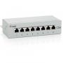 Patchpanel 8x RJ45 Cat5e 10 1HE Gri Desktop