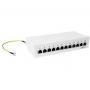 Patchpanel TiNegru/Wand Cat.6 STP 12 Ports,lichtGri