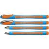 Pix Schneider Slider Memo XB, rubber grip, accesorii metalice - scriere orange