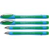 Pix Schneider Slider Memo XB, rubber grip, accesorii metalice - scriere verde
