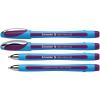 Pix Schneider Slider Memo XB, rubber grip, accesorii metalice - scriere violet