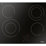 Plita incorpolabila Hansa BHC66506, Vitroceramica, 4 zone de gatit, Touch Control, Timer, Negru