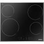 Plita incorpolabila Hansa BHCI66306, Vitroceramica, 4 zone de gatit, Touch Control, 60 cm, Negru