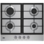 Plita incorporabila Beko HIAG64225SX, Gaz, 4 arzatoare, Inox