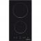 Plita incorporabila domino Candy CDH30, Vitroceramica, 2 zone de gatit, Control Touch, Timer, Negru