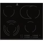 Plita incorporabila Electrolux EHF6547FXK, Vitroceramica, 4 zone de gatit, DirectAccess, Booster, SoundOff, EcoTimer, 60 cm, Negru