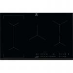 Plita incorporabila Electrolux EIV835, Inductie, 5 zone de gatit, Hob2Hood, Bridge, PowerBoost, Control touch, 78 cm, Sticla neagra