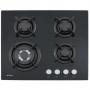 Plita incorporabila Hansa BHKS6113, 4 arzatoare, gaz, sistem de siguranta, aprindere electrica, gratare din fonta, sticla vitroceramica neagra