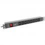POWER STRIP PDU RACK (1U, 16A, 8X IEC C13)