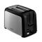 Prajitor de paine Heinner HTP-700BKSS, 750W, functii decongelare, reincalzire, anulare, 6 nivele de rumenire. Negru-Inox
