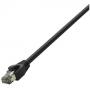 Premium Cat.8.1 Cablu Retea, Negru, 15,00m    LSZH