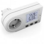 Priza cu contor energetic Trotec BX11  Ecran LCD  Afisaj energie consumata programata  Protectie la intreruperea curentului