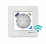 Priza de perete cu WiFi AlecoAir G40 White  Control vocal asistenti digitali  Telecomanda  USB-A  USB-C  Programare aplicatie