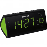 Radio cu ceas desteptator Sencor SCR 170, ecran verde
