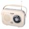 Radio Hyundai  PR100 Retro, alb