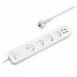 Resigilat Prelungitor Smart WiFi AlecoAir G08-SP8S  4 Porturi USB  4 Prize AC  Control energetic  Timer  Programare saptamanala