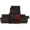 Ribbon cu cerneala, pentru calculator cu banda Rebell PDC 20, Rebell PDC 30 - negru/rosu