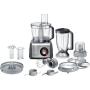 Robot de bucatarie Bosch MC812M844, 1250 W, 3.9 L, 50 functii, Selector viteza variabil, Gri